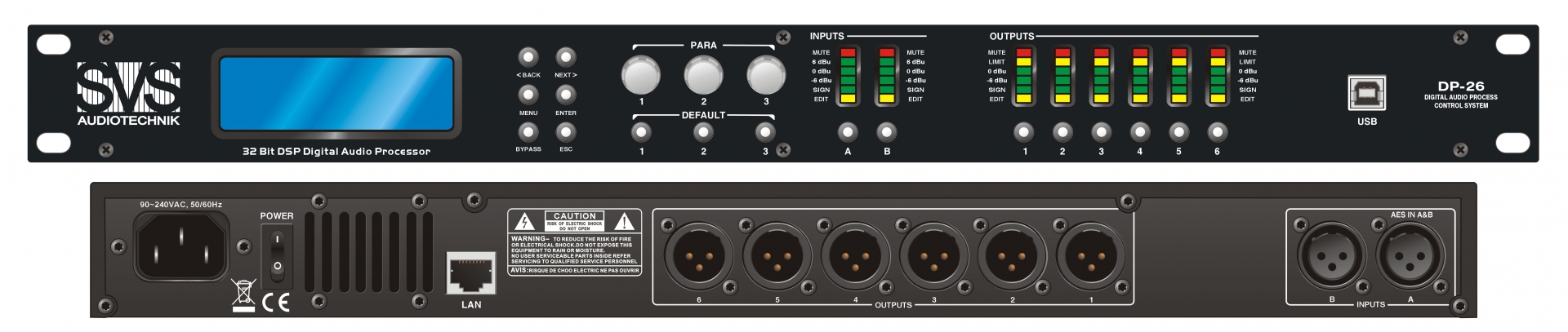 SVS Audiotechnik DP-26 Цифровой процессор: 2 входа 6 выходов в Ишимбае