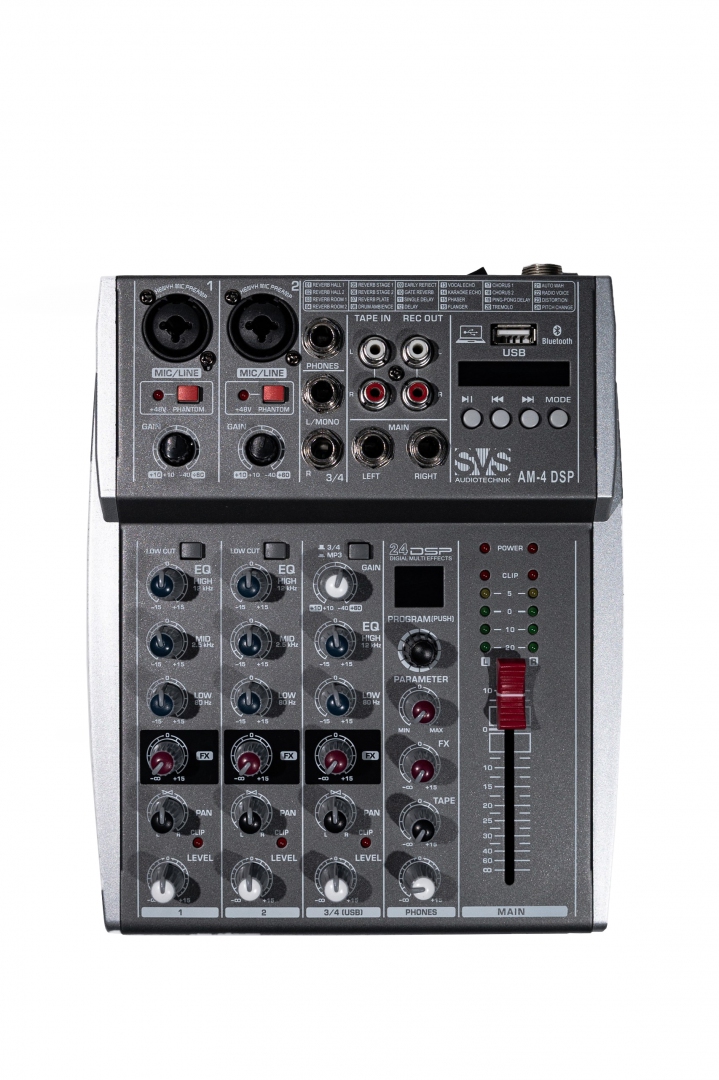 SVS Audiotechnik mixers AM-4 DSP Аналоговый микшерный пульт, 4-канала в Ишимбае