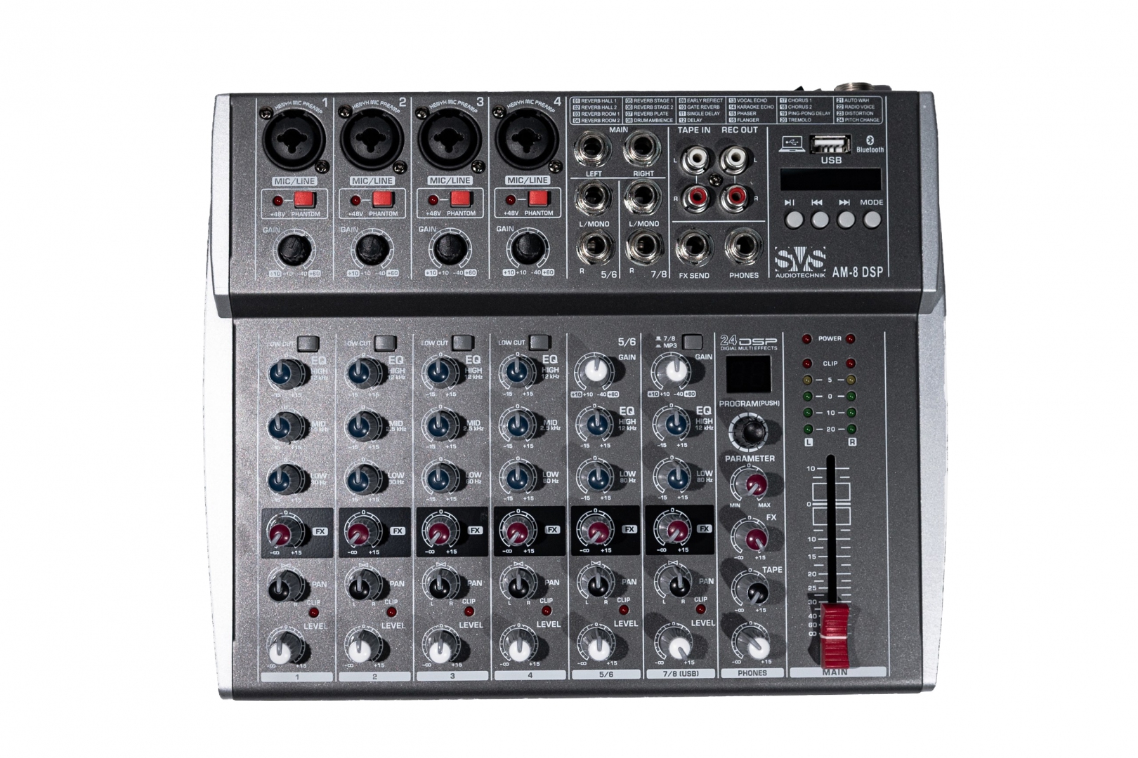SVS Audiotechnik mixers AM-8 DSP Микшерный пульт аналоговый, 8-канальный в Ишимбае